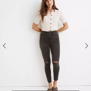 Curvy, Tall, High Rise, Skinny Jeans in Black Sea